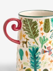 Lucy Tiffney Green/Yellow Autumn Leaf Utensil Pot - Image 2 of 2