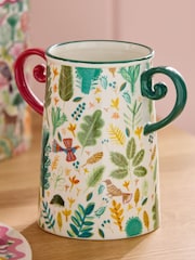 Lucy Tiffney Green Leaf Utensil Pot - Image 3 of 5
