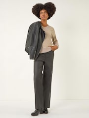 Roman Natural Metallic Stripe Knit Jumper - Image 2 of 4