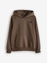 The North Face Brown 100% Cotton Raglan Redbox Hoodie With Back Graphic - Image 4 of 4