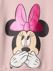 Gap Pink Minnie Mouse Disney Crew Neck Sweatshirt and Leggings Set (6mths-5yrs) - Image 3 of 3