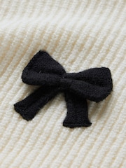 Gap White CashSoft Bow Jumper (6mths-5yrs) - Image 4 of 5
