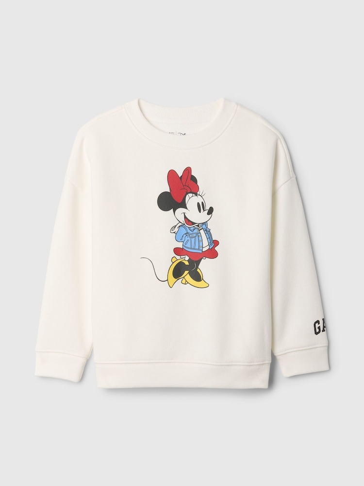 Gap White Minnie Mouse Disney Vintage Sweatshirt (6mths-5yrs) - Image 1 of 2