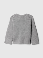 Gap Grey Split-Hem Jumper (6mths-5yrs) - Image 3 of 3