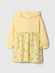 Gap Yellow 2-in-1 Vintage Soft Hoodie Dress (6mths-5yrs) - Image 1 of 3