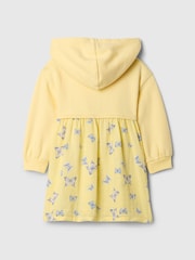 Gap Yellow 2-in-1 Vintage Soft Hoodie Dress (6mths-5yrs) - Image 2 of 3
