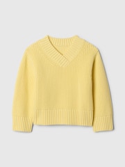 Gap Yellow 247 Split-Hem Boxy Jumper (6mths-5yrs) - Image 1 of 2