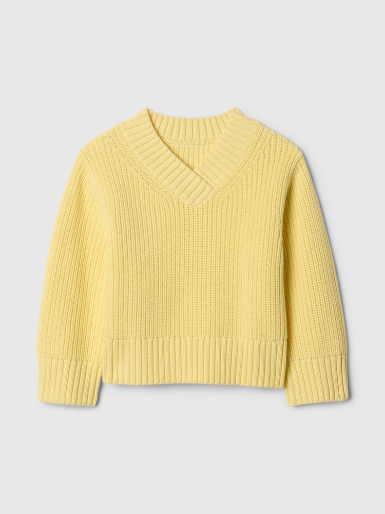 Gap Yellow 247 Split-Hem Boxy Jumper (6mths-5yrs) - Image 1 of 2