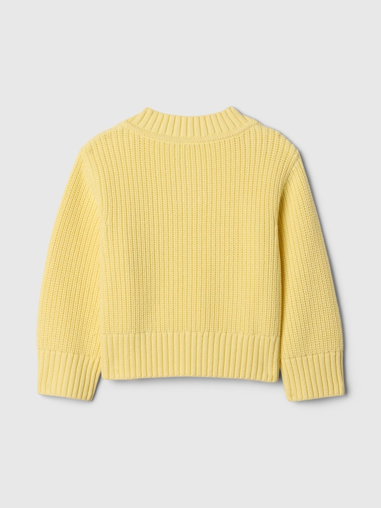 Gap Yellow 247 Split-Hem Boxy Jumper (6mths-5yrs) - Image 2 of 2