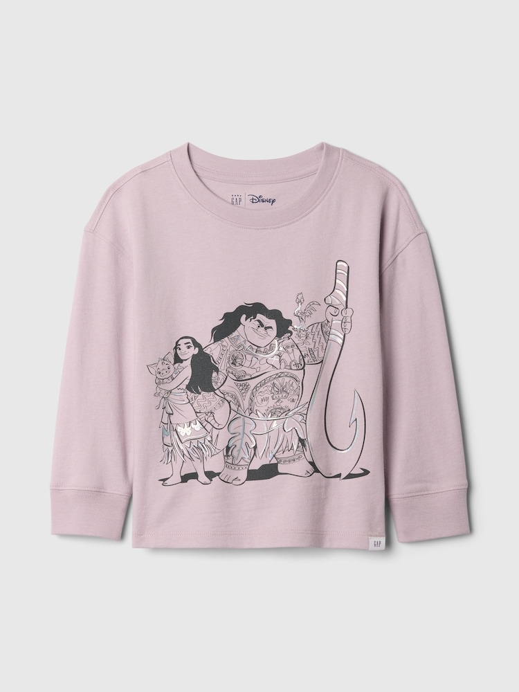 Gap Purple Disney Moana Graphic T-Shirt (6mths-5yrs) - Image 1 of 2