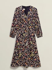 Hobbs Blue Petite Zainah Dress - Image 4 of 4