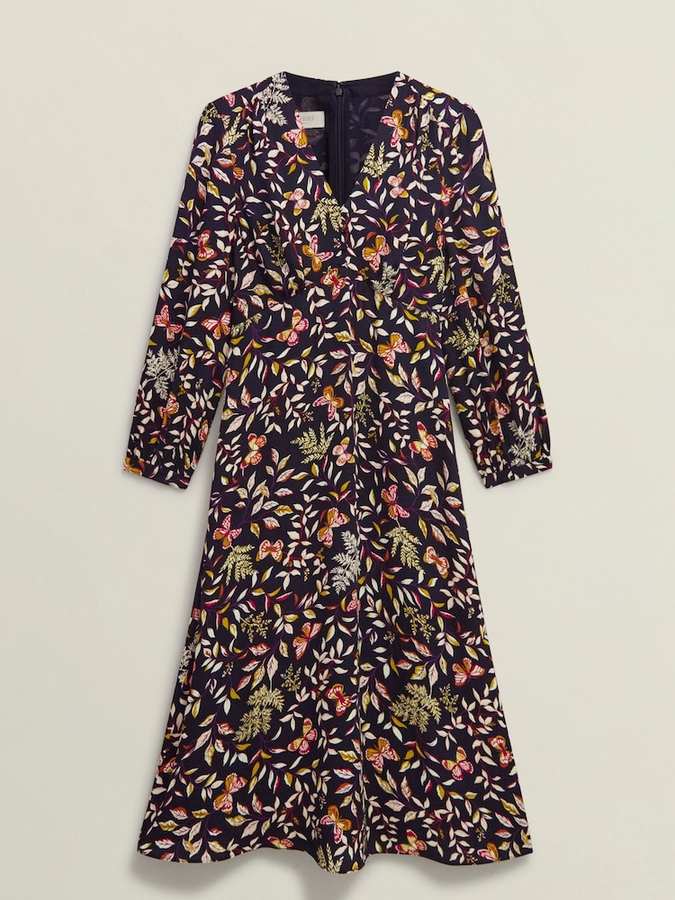 Hobbs Blue Petite Zainah Dress - Image 4 of 4