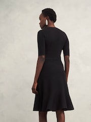 Hobbs Black Cece Knitted Dress - Image 3 of 4