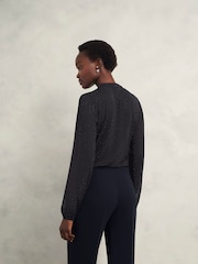 Hobbs Blue Shanice Sparkle Top - Image 2 of 4