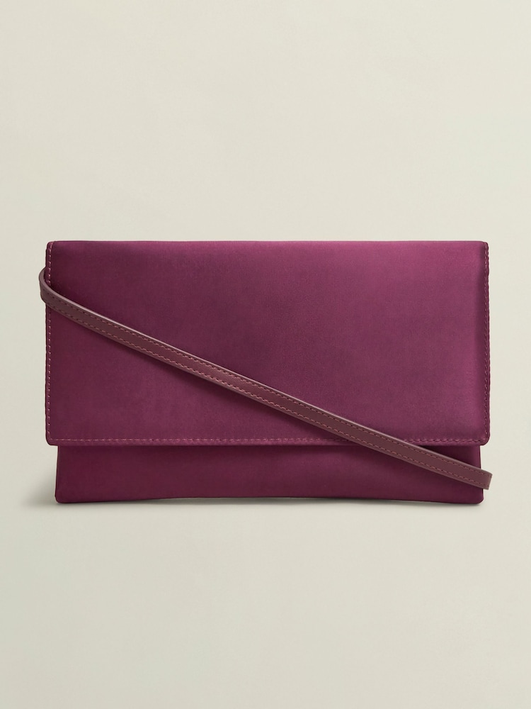 Hobbs Purple Renata Clutch - Image 1 of 3 Hobbs Purple Renata Clutch - Image 1 of 3