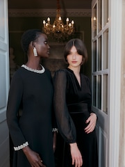 Hobbs Black Marissa Dress - Image 2 of 7