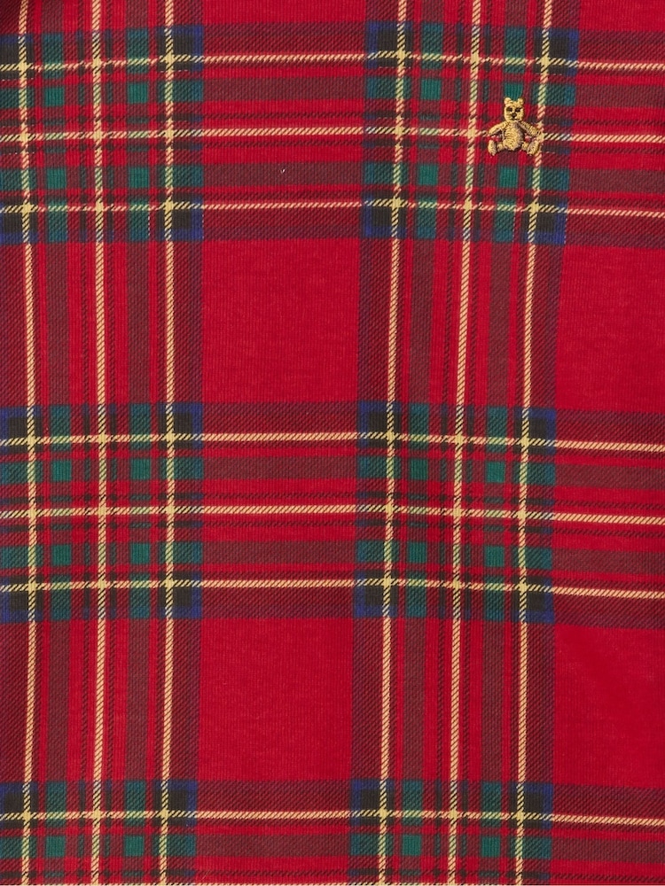 Gap Red Matching Family Christmas Plaid Pyjama Set (6mths-5yrs) - Image 4 of 4