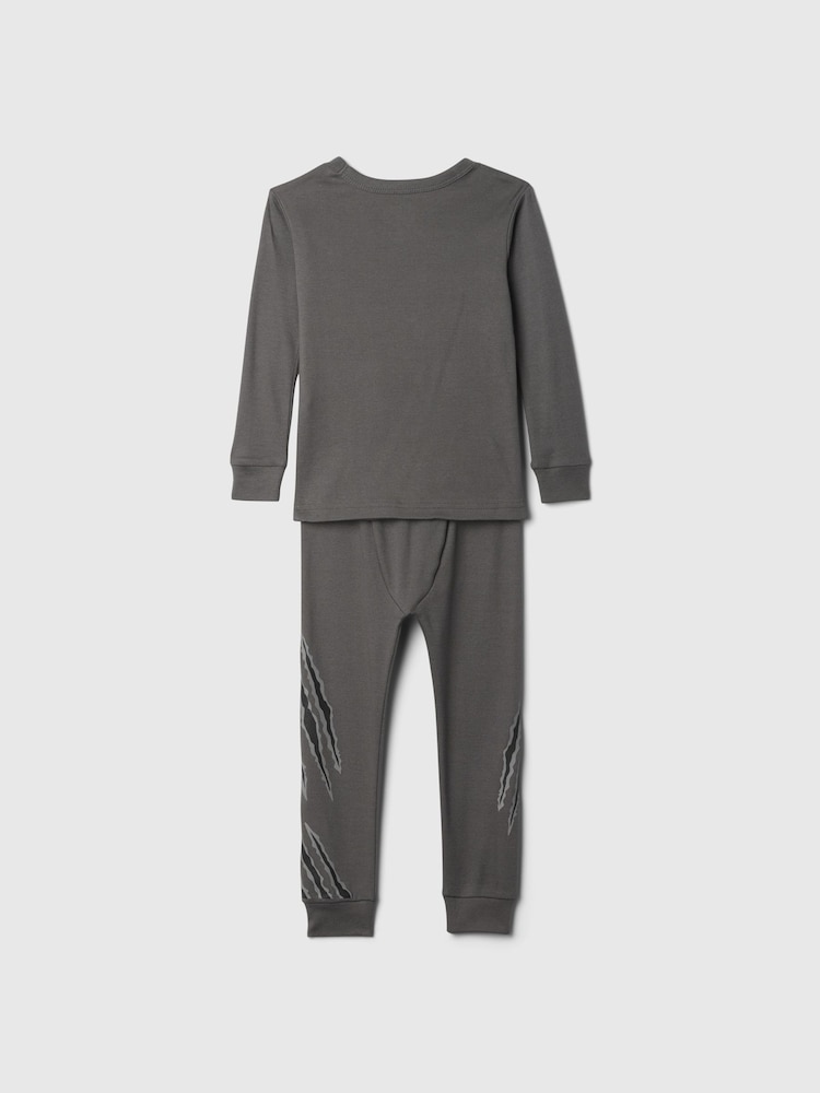 Gap Grey Black Panther Cotton Long Pyjamas (12mths-5yrs) - Image 2 of 2 Gap Grey Black Panther Cotton Long Pyjamas (12mths-5yrs) - Image 2 of 2