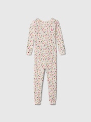 Gap Cream Christmas Print Pyjamas (6mths-5yrs) - Image 1 of 2