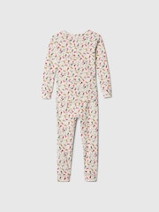 Gap Cream Christmas Print Pyjamas (6mths-5yrs) - Image 2 of 2
