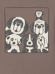 Gap Brown Long Sleeve Crew Neck Graphic T-Shirt (6mths-5yrs) - Image 3 of 3