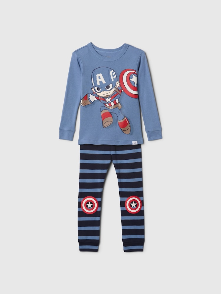 Captain America, Blau - Langer Baumwollpyjama von Gap (12 Monate bis 5 Jahre) - Bild 1 von 2 Captain America, Blau - Langer Baumwollpyjama von Gap (12 Monate bis 5 Jahre) - Bild 1 von 2