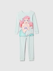 Groen Ariel - Gap Disney prinses pyjama van geborsteld katoen (12 mnd - 5 jr) - Image 1 of 2