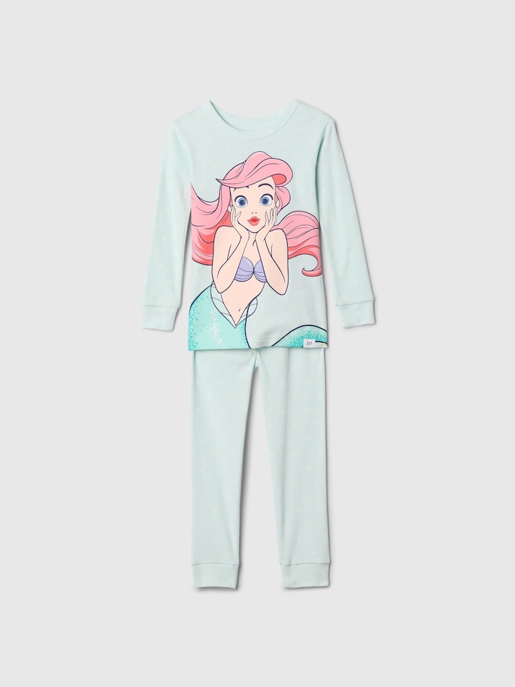 Groen Ariel - Gap Disney prinses pyjama van geborsteld katoen (12 mnd - 5 jr) - Image 1 of 2