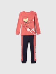 Gap Red Iron Man Cotton Long Pyjamas (12mths-5yrs) - Image 1 of 2