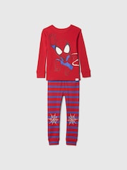 Gap Red Spiderman Marvel Brushed Cotton Pyjamas (12mths-5yrs) - Image 1 of 2