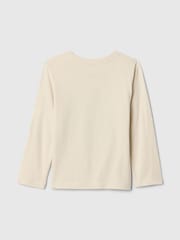 Gap Cream Robot Long Sleeve Crew Neck Graphic T-Shirt (6mths-5yrs) - Image 2 of 3