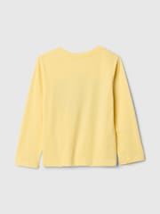 Gap Yellow Long Sleeve Graphic T-Shirt (6mths-5yrs) - Image 2 of 3