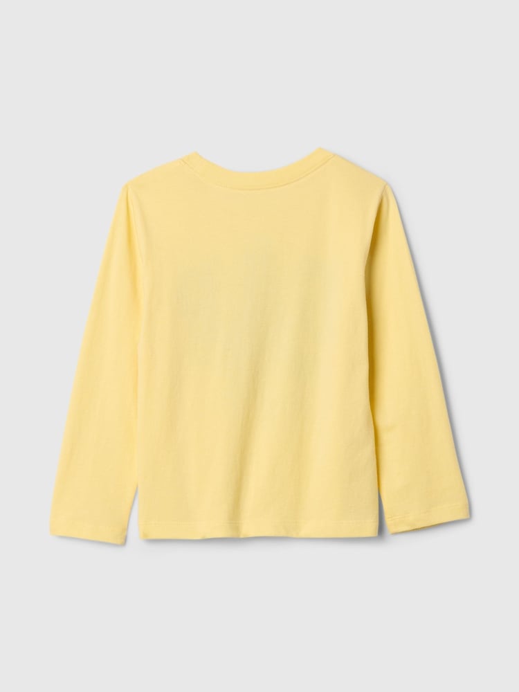 Gap Yellow Long Sleeve Graphic T-Shirt (6mths-5yrs) - Image 2 of 3 Gap Yellow Long Sleeve Graphic T-Shirt (6mths-5yrs) - Image 2 of 3