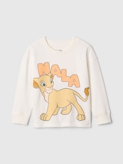 Gap White Nala Disney Lion King Graphic Long Sleeve T-Shirt (6mths-5yrs) - Image 1 of 2