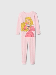 Gap Pink Aurora Disney Princess Brushed Cotton Pyjamas (12mths-5yrs) - Image 1 of 2