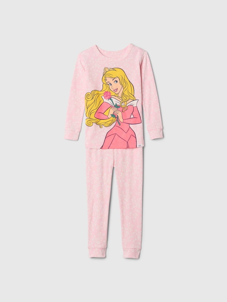 Gap Pink Aurora Disney Princess Brushed Cotton Pyjamas (12mths-5yrs) - Image 1 of 2