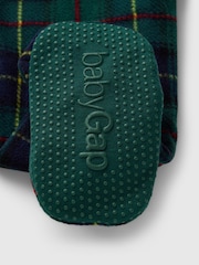 Gap Green Christmas Check Sleepsuit (Newborn-24mths) - Image 3 of 3