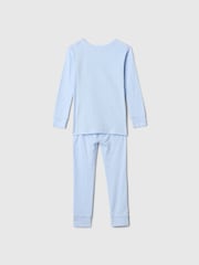 Gap Blue Elsa Disney Princess Brushed Cotton Pyjamas (12mths-5yrs) - Image 2 of 2
