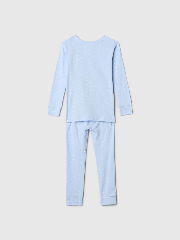 Gap Blue Elsa Disney Princess Brushed Cotton Pyjamas (12mths-5yrs) - Image 2 of 2