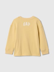 Gap Yellow Simba Disney Lion King Graphic Long Sleeve T-Shirt (6mths-5yrs) - Image 2 of 2