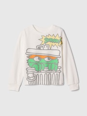 Gap White Sesame Street Graphic T-Shirt (6mths-5yrs) - Image 1 of 3