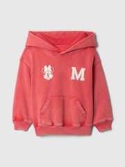 Rojo con diseño de Minnie Mouse - Sudadera con capucha vintage de Disney de Gap (6 meses-5 años) - Imagen 1 de 2