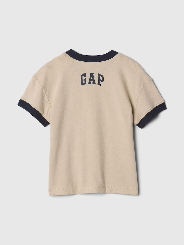 Gap Beige Woody Disney Toy Story Cotton Short Sleeve T-Shirt (6mths-5yrs) - Image 2 of 2