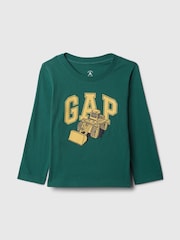 Gap Green Long Sleeve Graphic T-Shirt (6mths-5yrs) - Image 1 of 3
