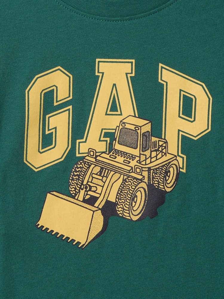 Gap Green Long Sleeve Graphic T-Shirt (6mths-5yrs) - Image 3 of 3