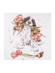 Wrendale Brown Blooming With Love Spaniel Paint by Numbers - Image 3 of 4