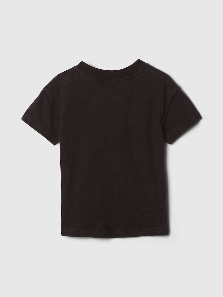 Negro - Camiseta con diseño gráfico de Star Wars de Gap (6-5 años) - Imagen 2 de 3