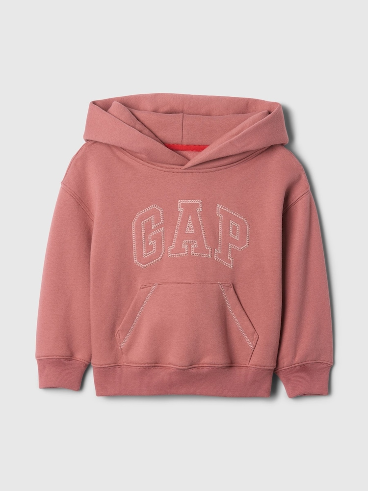 Gap Pink Vintage Soft Logo Hoodie (6mths-5yrs) - Image 1 of 2