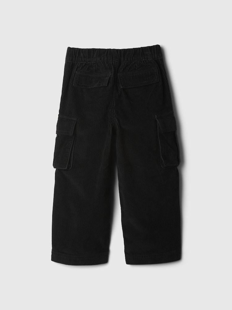 Gap Black Corduroy Cargo Trousers (6mths-5yrs) - Image 2 of 3 Gap Black Corduroy Cargo Trousers (6mths-5yrs) - Image 2 of 3