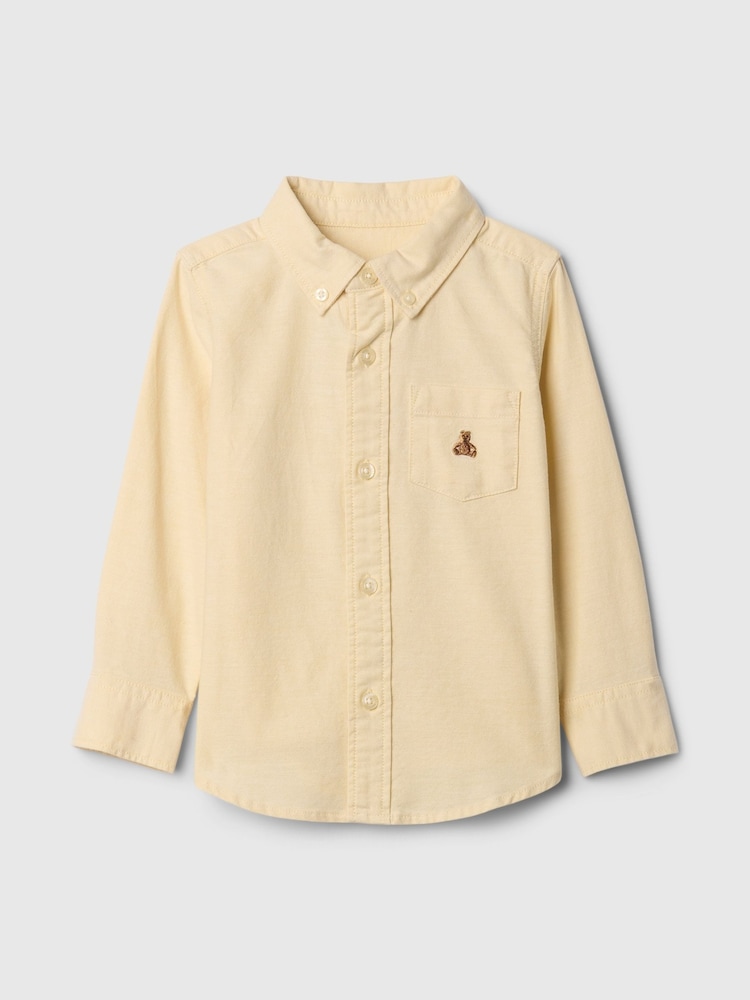 Gap Yellow Brannan Bear Oxford Shirt (6mths-5yrs) - Image 1 of 3